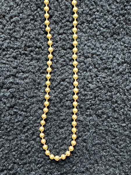 Large Brass Ball chain necklace | Giles & Brother