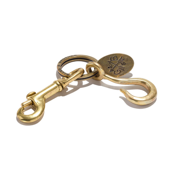 GB Brass Key Chain