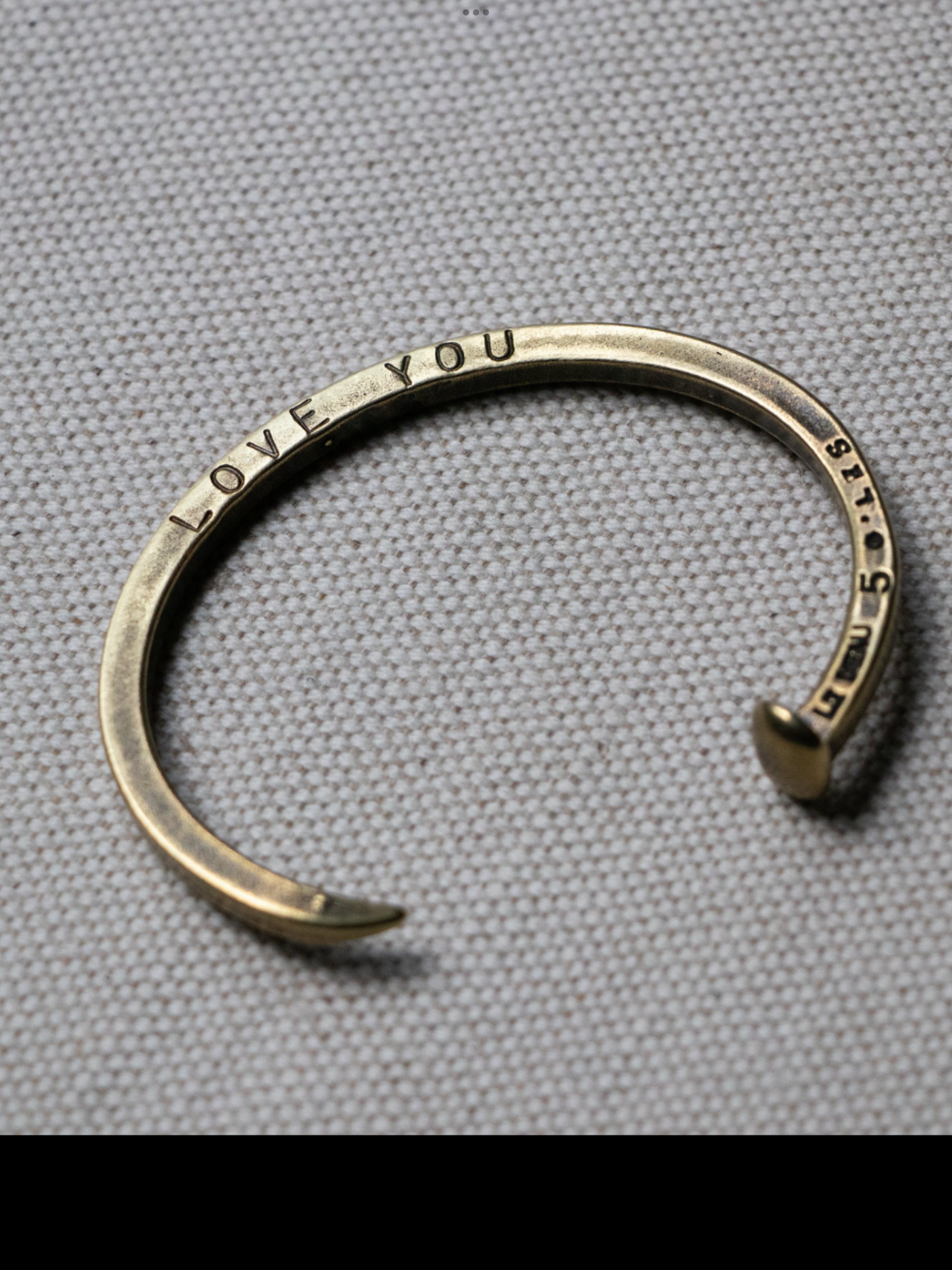 Giles and brother railroad spike cuff discount