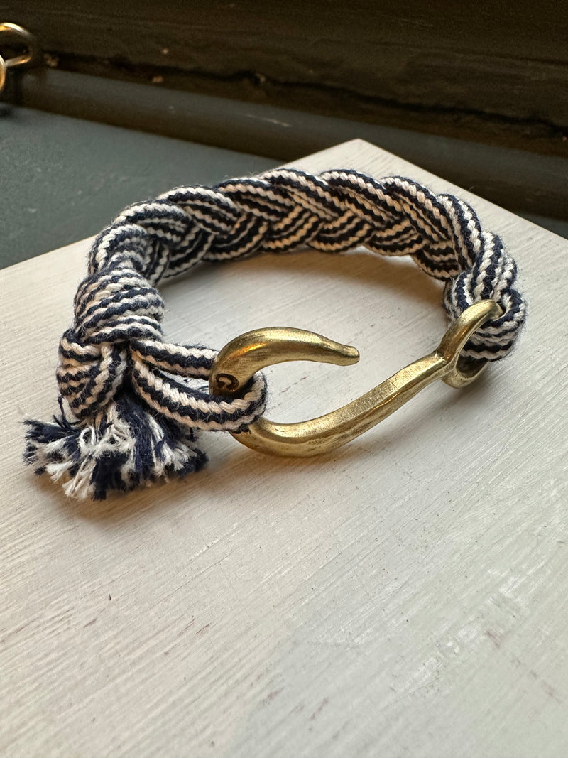 Men's Thin Black Leather Wrap Rope Bracelet | Tulum 8 XL