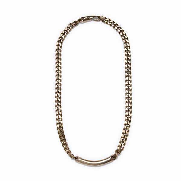 Brass Id Chain Necklace | Giles & Brother