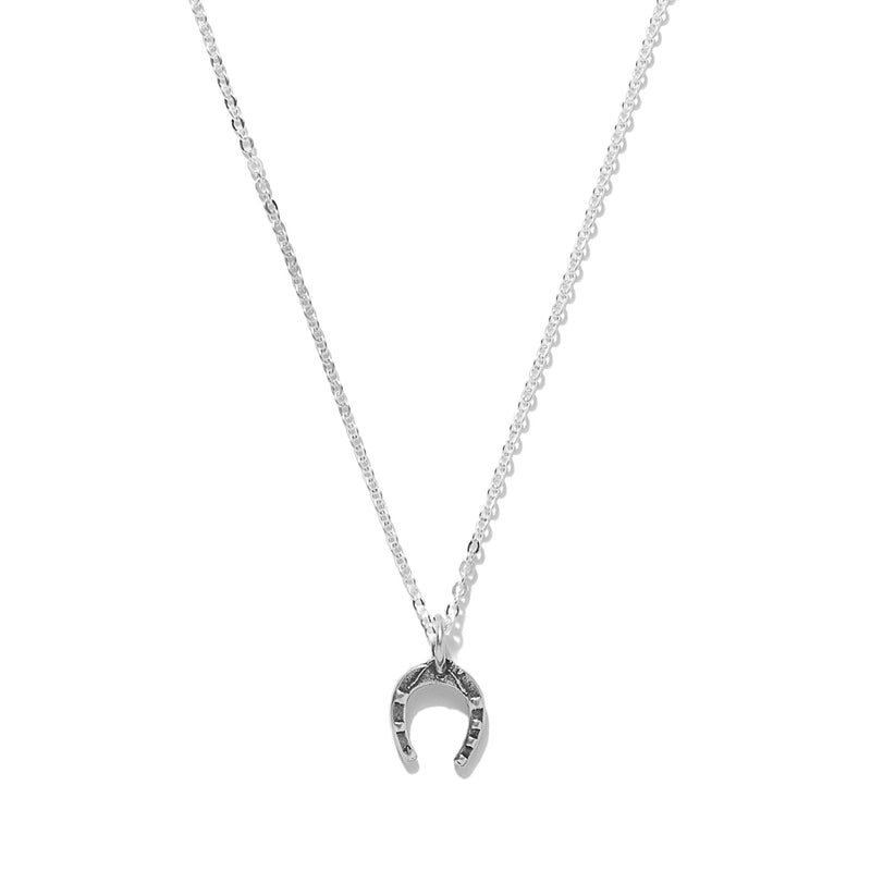 Horseshoe Necklace with Engraving, Sterling Silver | Jewels 4 Girls