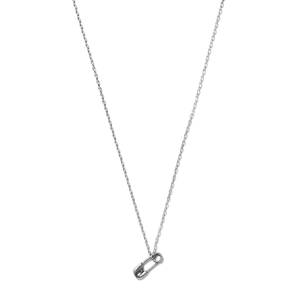 Tiny Safety Pin Necklace | Giles & Brother
