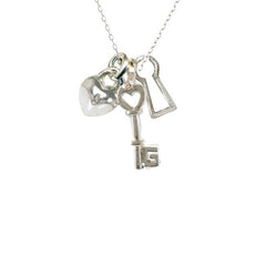 Tiny "Way In" Sterling Silver Necklace | Giles & Brother