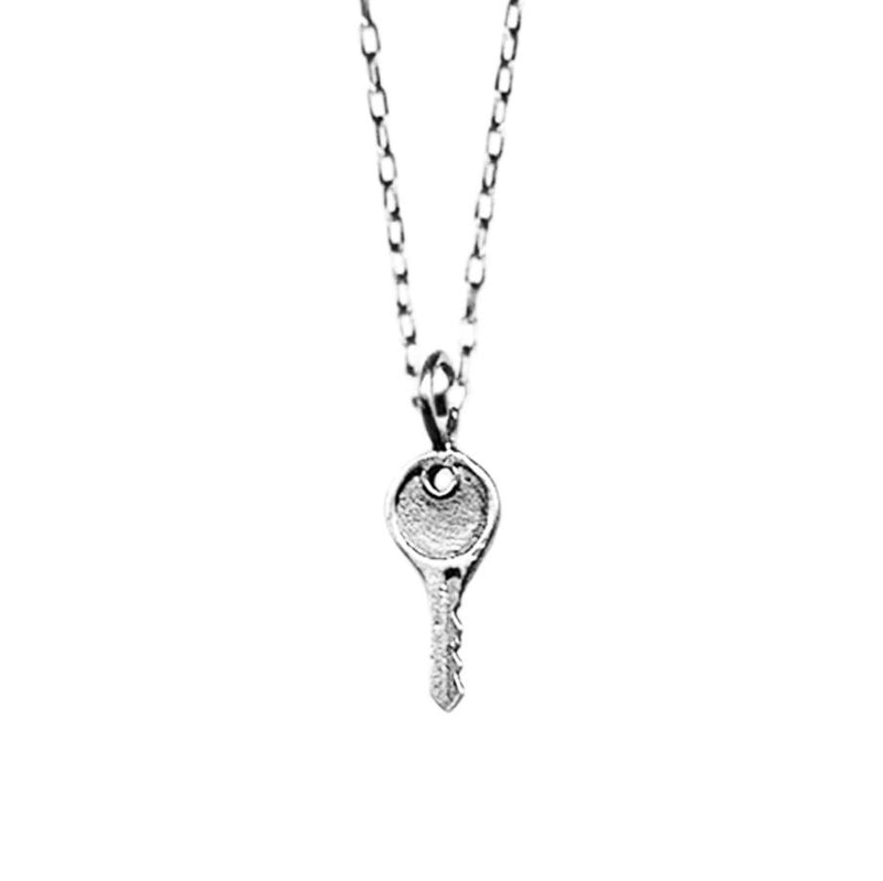 Emerald Cut Gemstone and Mini Key Necklace in Gold – The Giving Keys