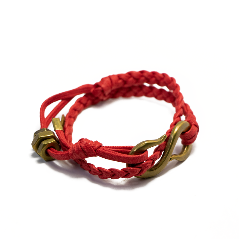 Braided S Hook Wrap Bracelet