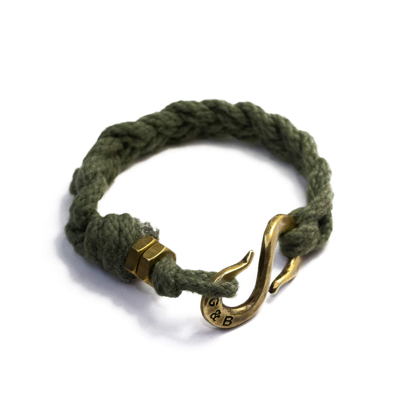 Braided Rope S Hook Wrap Bracelet