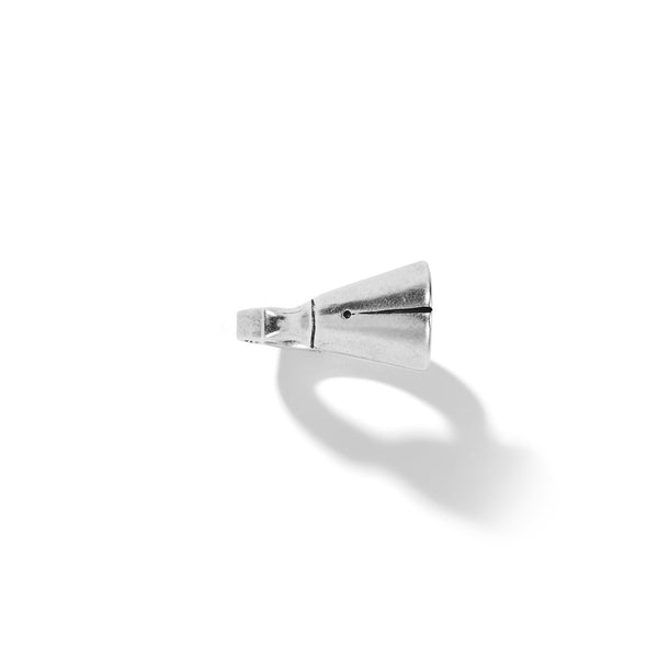 Pied-De-Biche Ring-Single Hoof In Sterling Silver | Giles & Brother