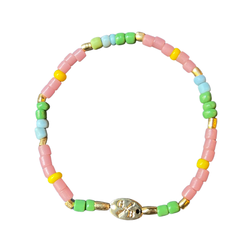 Tibetan Beads mixed colors Bracelet  Devas Unlimited