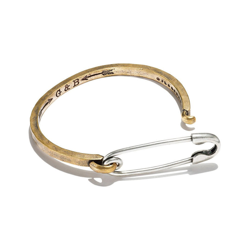 Hinge Cuff With Safety Pin | Giles & Brother