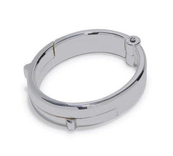 Silver Finished Wide Latch Cuff | Giles & Brother