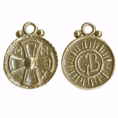 Coptic Cross Coin Pendant | Giles & Brother