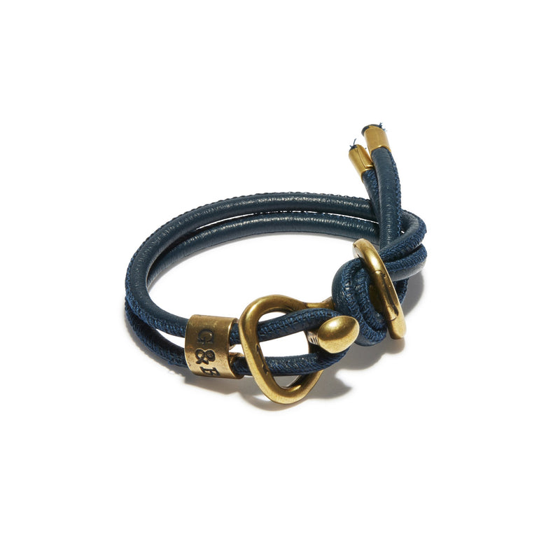 Round Leather Wrap Bracelet | Giles & Brother