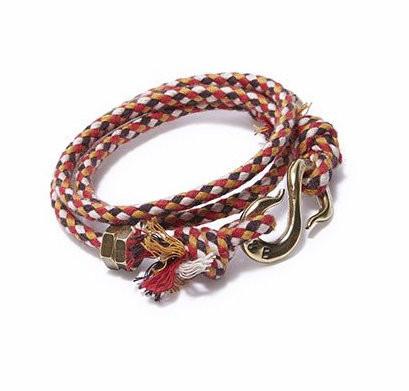 Check Rope S Hook Wrap Bracelet | Giles & Brother