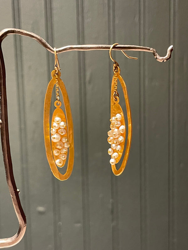 ACADEMIE DOUBLE DROP EARRINGS