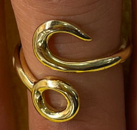 Polished Hook Ring
