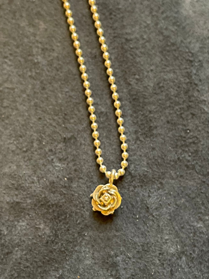 Tiny Rose Necklace